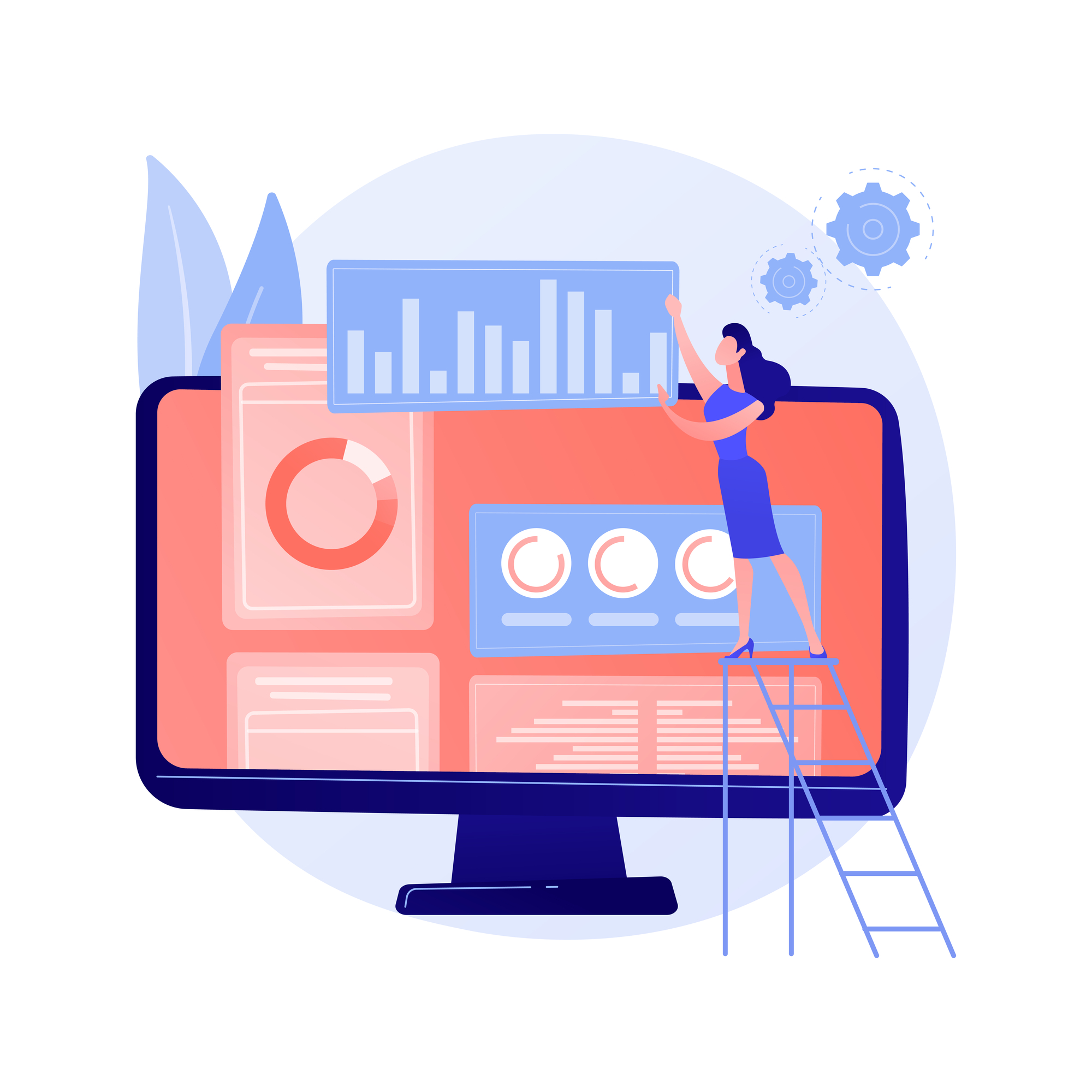 e-Commerce development illustration